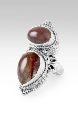 Nothing He Can't Do Ring™ in Galaxy Rutilated Quartz 5