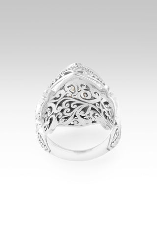Gentle and Humble in Heart Ring™ in Blue Lab Created Quartz 5