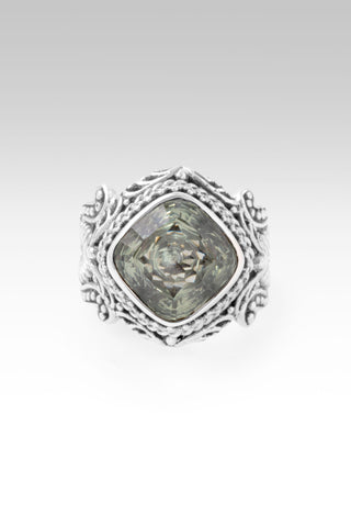 Gentle and Humble in Heart Ring™ in Prasiolite 5