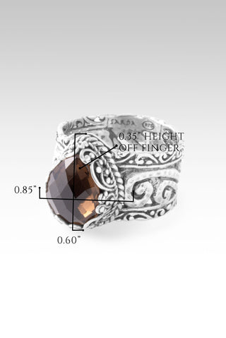 Perfect Love Ring II™ in Smoky Quartz 5