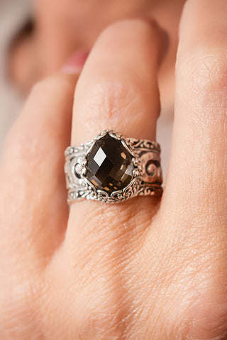 Perfect Love Ring II™ in Smoky Quartz