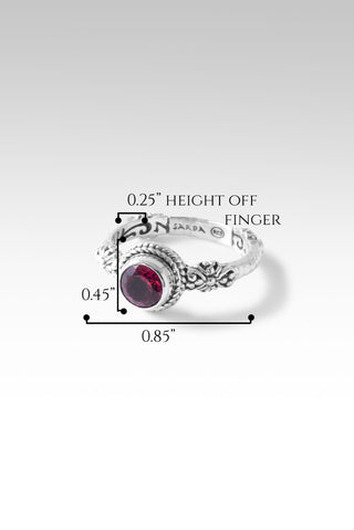 Cheerful Heart Ring™ in Rubellite
