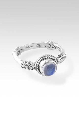 Cheerful Heart Ring™ in Rainbow Moonstone