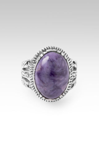 Song of Revival Ring™ in Charoite 5 / Tree Of Life / Charoite
