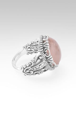 Song of Revival Ring™ in Cor-De-Rosa Morganite 5 / Tree Of Life / Cor-De-Rosa Morganite