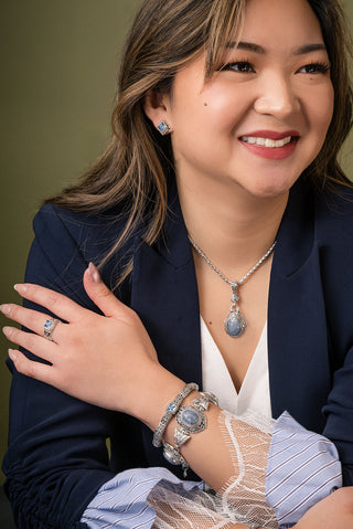 Peace Be Still Pendant II™ in Blue Sponge Coral