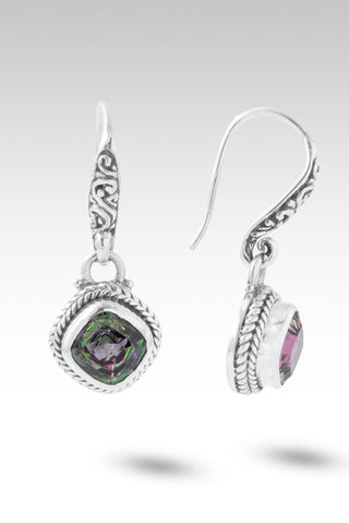 His Wonderful Works Earrings™ in Chrome Chameleon™ Mystic Quartz