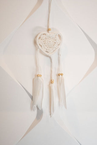 🎁 3" X 8" Cotton Heart Macramé Dream Catcher (100% off) - only found at SARDA™