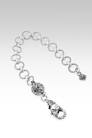 Sterling Silver Chainlink Magnet Extender 4 Inch
