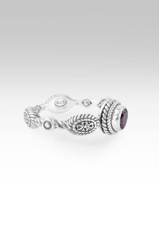 Strength, My Weakness Ring II™ in Purple Garnet 5