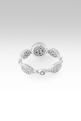 Strength, My Weakness Ring II™ in Purple Garnet 5