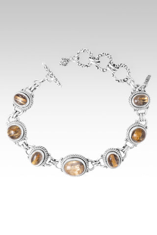 Worlds in His Hands Bracelet™ in Copper & Gold Rutilated Quartz 6.25 - 7 / Tree Of Life / Copper & Gold Rutilated Quartz