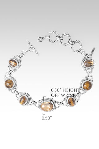 Worlds in His Hands Bracelet™ in Copper & Gold Rutilated Quartz 6.25 - 7 / Tree Of Life / Copper & Gold Rutilated Quartz