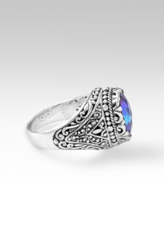 Truth Crashing Through Ring™ in Bluejay Jazz™ Mystic Quartz 5 / Tree Of Life / Bluejay Jazz™ Mystic Quartz