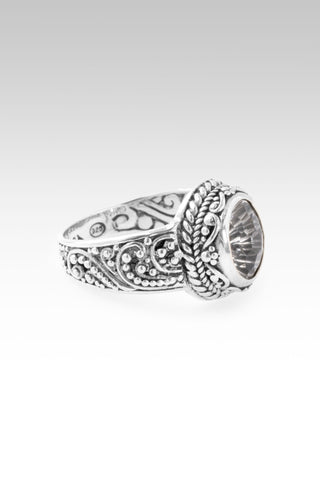 Hello Belief, Goodbye Unbelief Ring™ in White Quartz 5