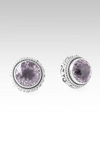 U Saved Me Earrings™ in Pink Cashmere™ Mystic Quartz