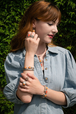 Watch What He Can Do Ring™ in Orange Spiny Oyster