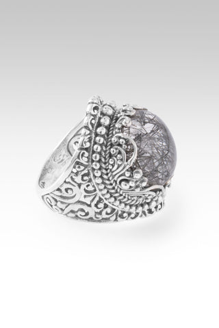 Love Like Yours Ring™ in Black Tourmalinated Quartz 5
