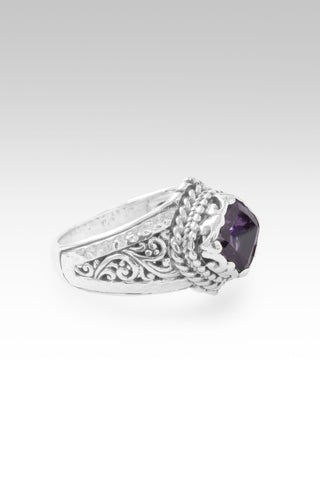 Try, Try Again Ring™ in Plum Lab Created Sapphire 5