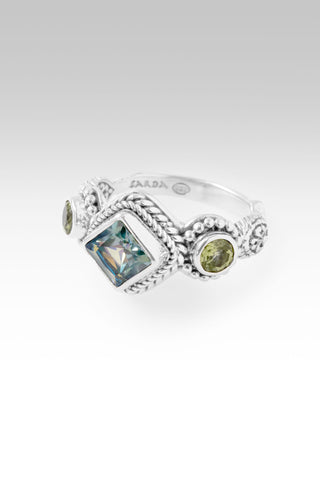 Glory To U Alone Ring™ in Bali Crush™ Mystic Topaz & Peridot 5