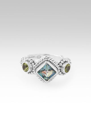 Glory To U Alone Ring™ in Bali Crush™ Mystic Topaz & Peridot 5