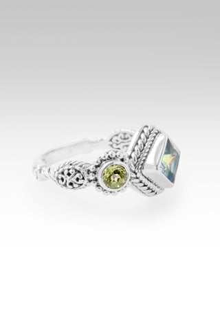 Glory To U Alone Ring™ in Bali Crush™ Mystic Topaz & Peridot 5