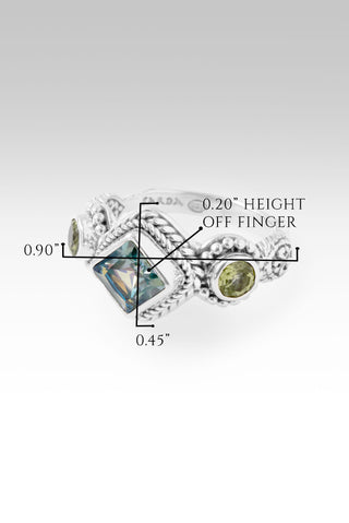 Glory To U Alone Ring™ in Bali Crush™ Mystic Topaz & Peridot 5