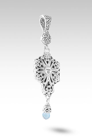 Trade Pain 4 Purpose Pendant™ in Larimar & Swiss Blue Topaz