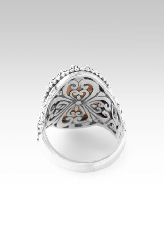 Nothing Stands Against Us Ring™ in Latte Moonstone