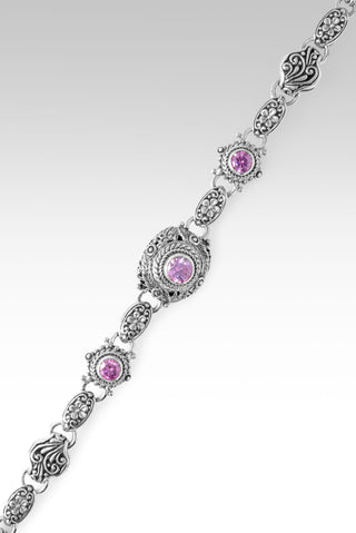 Mercy Will Follow Me Bracelet™ in Perfect Pink Moissanite 6.75 - 7.75