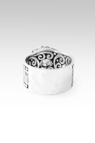 One Who Sees U Ring II™ in Black Tourmalinated Quartz 5