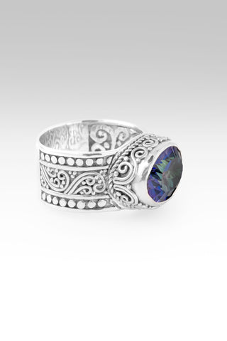 Hello Opportunity, Goodbye Negativity Ring™ in Odyssey Universe™ Mystic Quartz