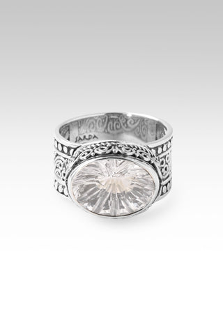 Hello Opportunity, Goodbye Negativity Ring™ in White Quartz 5