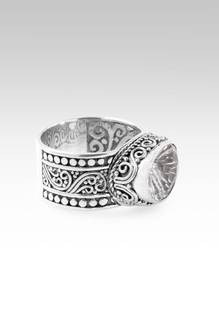Hello Opportunity, Goodbye Negativity Ring™ in White Quartz 5