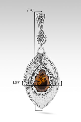 Mercy Saved Me Pendant™ in Whiskey Quartz