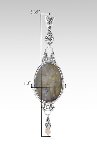 One That I Can Call Pendant™ in Golden Sheen Labradorite