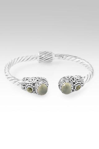 Unconditional Acceptance Tip-To-Tip Bracelet™ in Prehnite & Peridot 6.25
