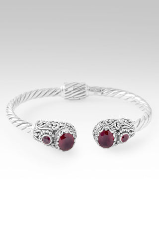 Unconditional Acceptance Tip-To-Tip Bracelet™ in Red Ruby 6.25