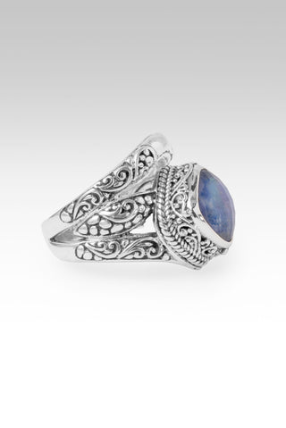 Gratitude Wins Ring™ in Lapis Mother of Pearl Quartz 5