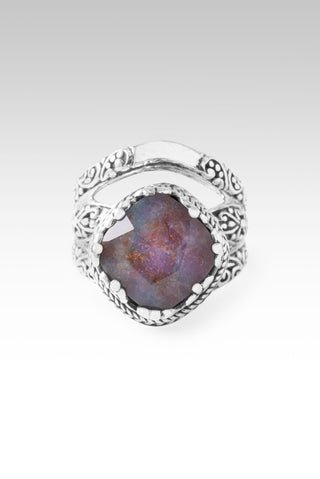 Praying for Deliverence Ring™ in Ruby Kyanite Quartz 5