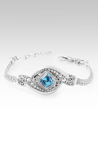 Trade Pain 4 Purpose Bracelet™ in Swiss Blue Topaz 6.5 - 7.25