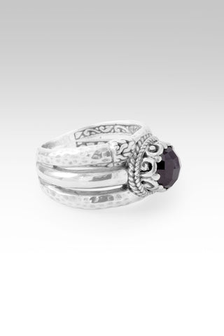 Keep Hoping Ring™ in Black Spinel 5