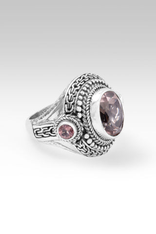 Somebody's Love Ring™ in Always True Rose™ Mystic Quartz & J P Topaz™ Mystic Topaz