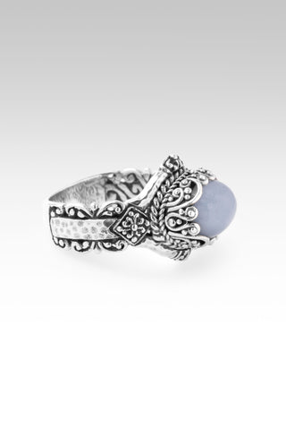 Fire Inside Burning True Ring™ in Angelite 5