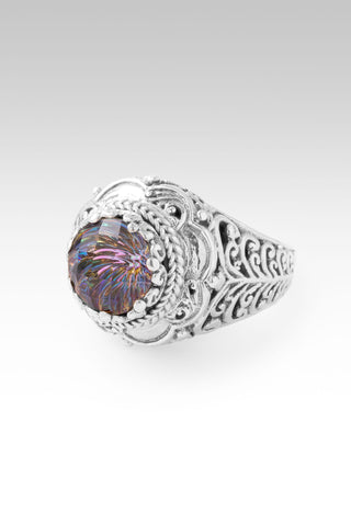 I Believe in Miracles Ring™ in Northern Lights™ Mystic Quartz 5