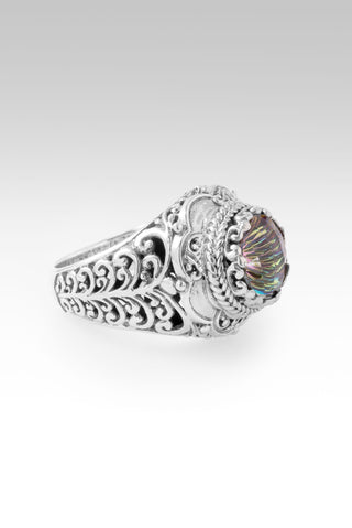 I Believe in Miracles Ring™ in Northern Lights™ Mystic Quartz 5