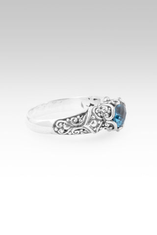 Forever In My Heart Ring™ in Swiss Blue Topaz 5