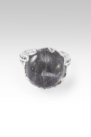 Love Me So Ring™ in Black Tourmalinated Quartz 5
