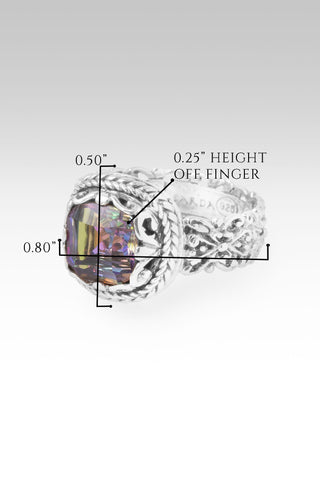 Heavenly Whispers Ring II™ in Northern Lights™ Mystic Quartz 5