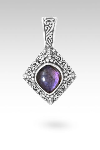 Gentle Radiance Pendant™ in Purple Labradorite